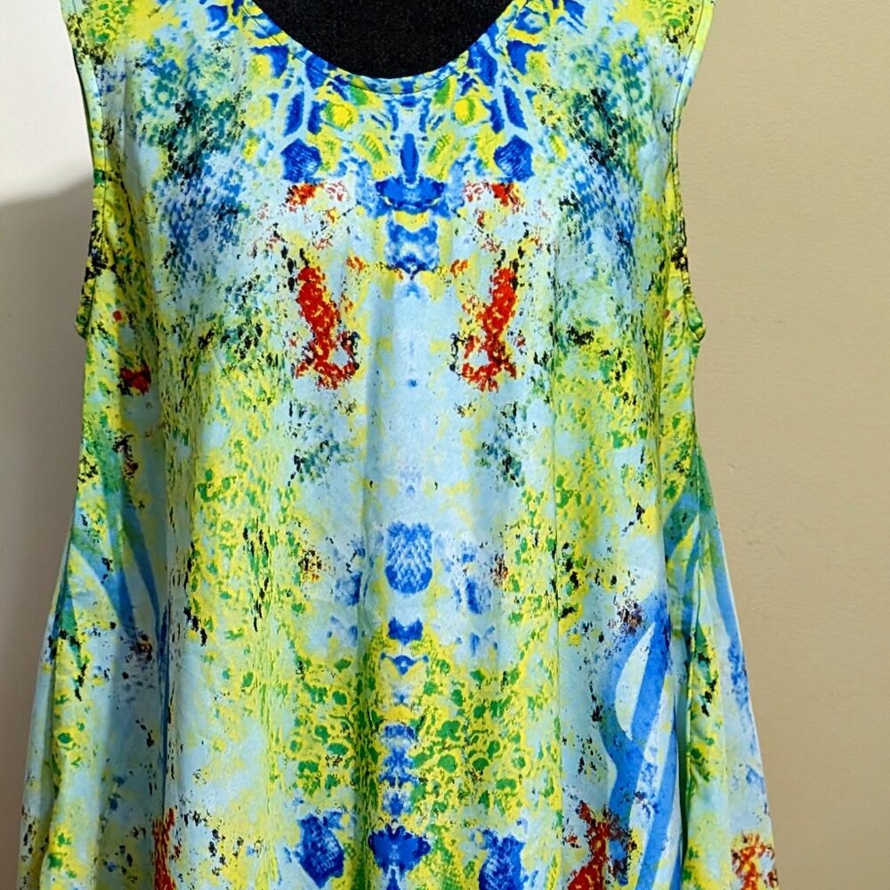 CW Classics Printed Sleeveless Top Size L